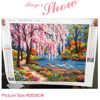 DIY Diamond Painting Landscape Diy Full Diamond Scenery Mosaic Picture of Rhinestone Home Decor