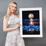 DIY 5D DIY Diamond Painting Full Round Square Landscape Moon rhinestones Diamond Seaside Mosaic Decortion