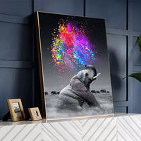 DIY 5d Diamond Painting Full Drill Animal Diamond Elephant Decorations For Home