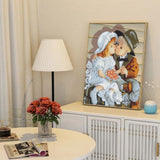 DIY Diamond Painting New Portrait 5D DIY Diamond Boy And Girl Rhinestones Mosaic Handicraft