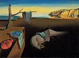 Salvador Dali The Persistence Of Memory Clocks Surreal Ca No Frame 70X90Cm / White