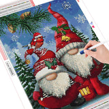 DIY 5D DIY Diamond Painting Santa Claus Full Drill Diamond Kit Cartoon Diamond Mosaic Christmas