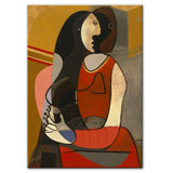 Hq Canvas Print Seated Woman Pablo Picasso Famous Painting Reproduction Products On Etsy