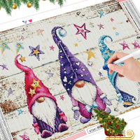 DIY Full Drill Diamond Painting Christmas Santa Claus Art 5D Diamond Mosaic Cartoon Kit Handmade