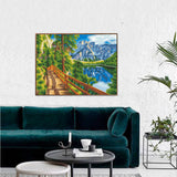 DIY DIY Diamond Mountain Landscape Diamond Painting 5D Natural Scenery Room Decoration