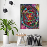 DIY Painting By Numbers Mandala Flower Kits DIY Painting By Number Landscape Drawing On Canvas HandPainted Home Decoration Gift