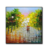 Oil Painting Wall Art Modern On Canvas Handpainted (Hand Painted!) 100Cmx100Cm / No Frame Painting