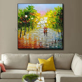 Oil Painting Wall Art Modern On Canvas Handpainted (Hand Painted!) Products On Etsy