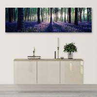 Wall Art HQ Canvas Print Sunset Lavender Forest Picture Wall