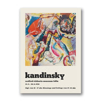 Wassily Kandinsky Vintage Gallery Museum Wall Art HQ Canvas Print