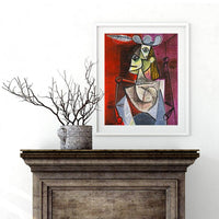 Picasso Woman in an Armchair HQ Canvas Print