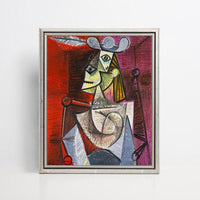 Picasso Woman in an Armchair HQ Canvas Print