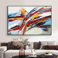 Abstract Oil Painting Hand Painted On Canvas Modern New Original Design Wall Art