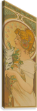 La Plume 1899 Alphonse Mucha - Stretched Canvas Ready To Hang