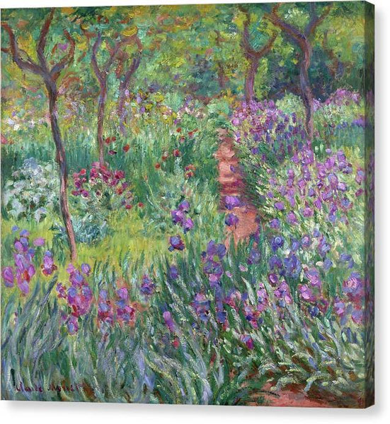 Claude Monet The Artists Garden in Giverny 1900 - READY TO HANG