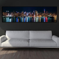 City Night Wonders Wall Art HQ Canvas Print