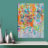 Colorful Abstract Oil Painting Modern canvas painting (hand painted)