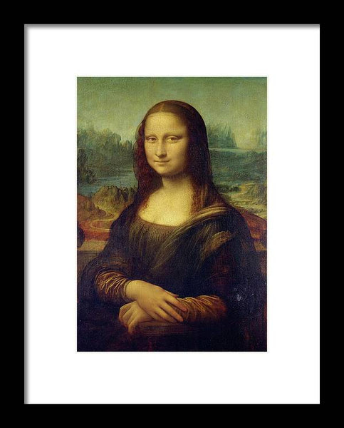 Leonardo da Vinci 1503 Mona Lisa - Framed Print