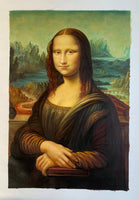 Oil Painting Mona Lisa by Leonardo da Vinci Canvas Painting Hand Painted Reproduction (hand painted)