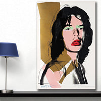 High Quality Canvas Print Pop Art Wall Mick Jagger 3 By Andy Warhol Study Bedroom Decor Oil Painting