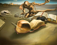 High Quality Giclee Print Salvador Dali Book Creates A Book Giclee Of Painting Silk Art Prints Wall