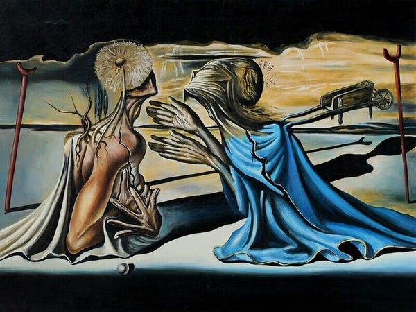 High Quality Giclee Print Salvador Dali Tristan And Isolde Giclee Of Painting Silk Art Prints Wall