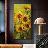 High Quality Canvas Print Sunflower Wall Art Pictures Modern Big Size For Living Room Quadro