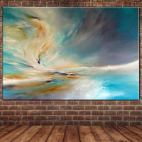 Large Hand Painted Abstract Wall Oil Painting On Canvas Picture (Hand Painted!) 40X60Cm / 01