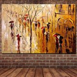 Large Hand Painted Abstract Wall Oil Painting On Canvas Picture (Hand Painted!) 40X60Cm / 03