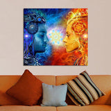 High Quality Canvas Print Tantra Shiva And Shakti Wall Art Picture Home Decor Living Room Modern