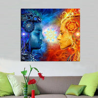 High Quality Canvas Print Tantra Shiva And Shakti Wall Art Picture Home Decor Living Room Modern