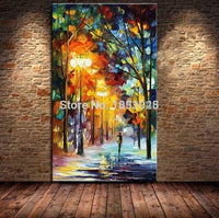 Painting Oil Canvas For Living Room Wall Art (Hand Painted!) 40Cmx80Cm / Light Yellow Products On