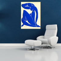 High Quality Canvas Print Blue Nude Giclee Poster Art Print By Impressionism Wall Oil Painting