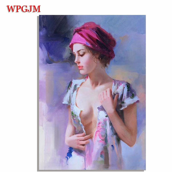 The Beauty Of Oil Painting Pino Daeni Impressionist Figure Canvas Art (Hand Painted!) Products On