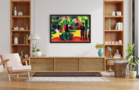 AI art august macke inspired people in the rose garden