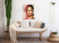Rapper portrait Rihanna Supreme