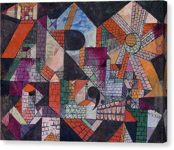 Paul Klee Stadt R City R 1917 - READY TO HANG