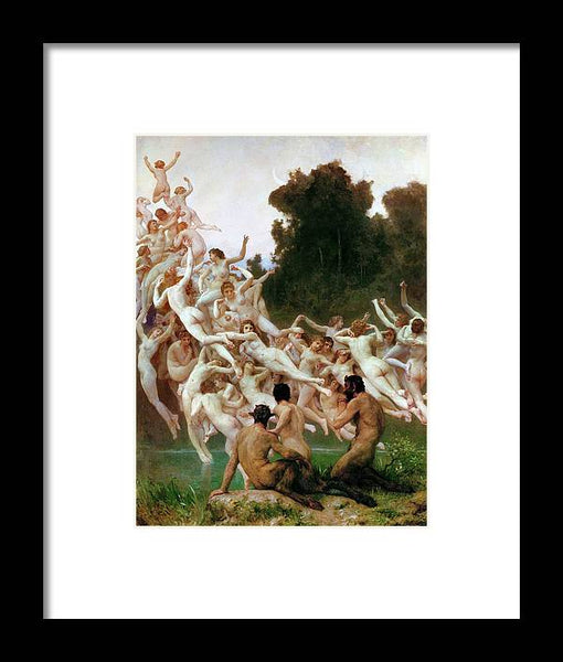William-Adolphe Bouguereau 1902 Les Oreades - Framed Print